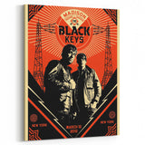The Black Keys Concert Poster Art – Retro Rock Wall Decor