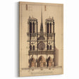 Architectural Wall Art: Vintage Cathedral Design Print