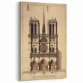 Architectural Wall Art: Vintage Cathedral Design Print