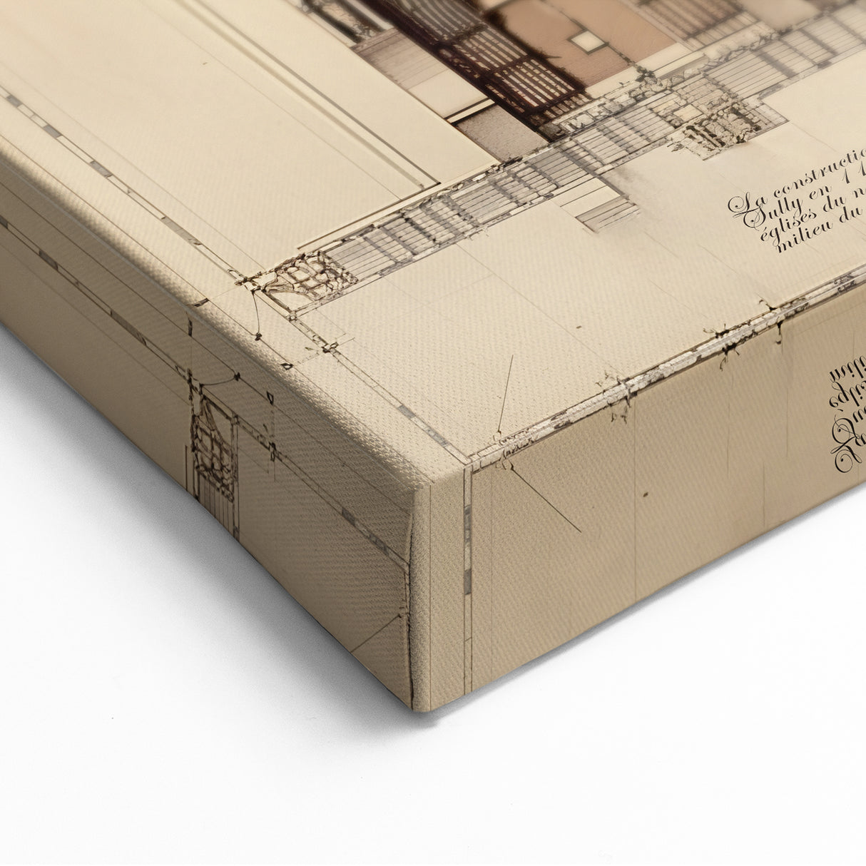 Architectural Wall Art: Vintage Cathedral Design Print