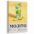 Mojito Cocktail Poster - Beverage Wall Art for Kitchen & Bar