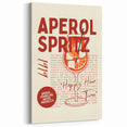 Aperol Spritz Cocktail Print - Drinks Wall Art for Home Bar