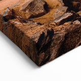 Rustic Fall Wall Art - Autumn Canvas Art with Scenic Railroad