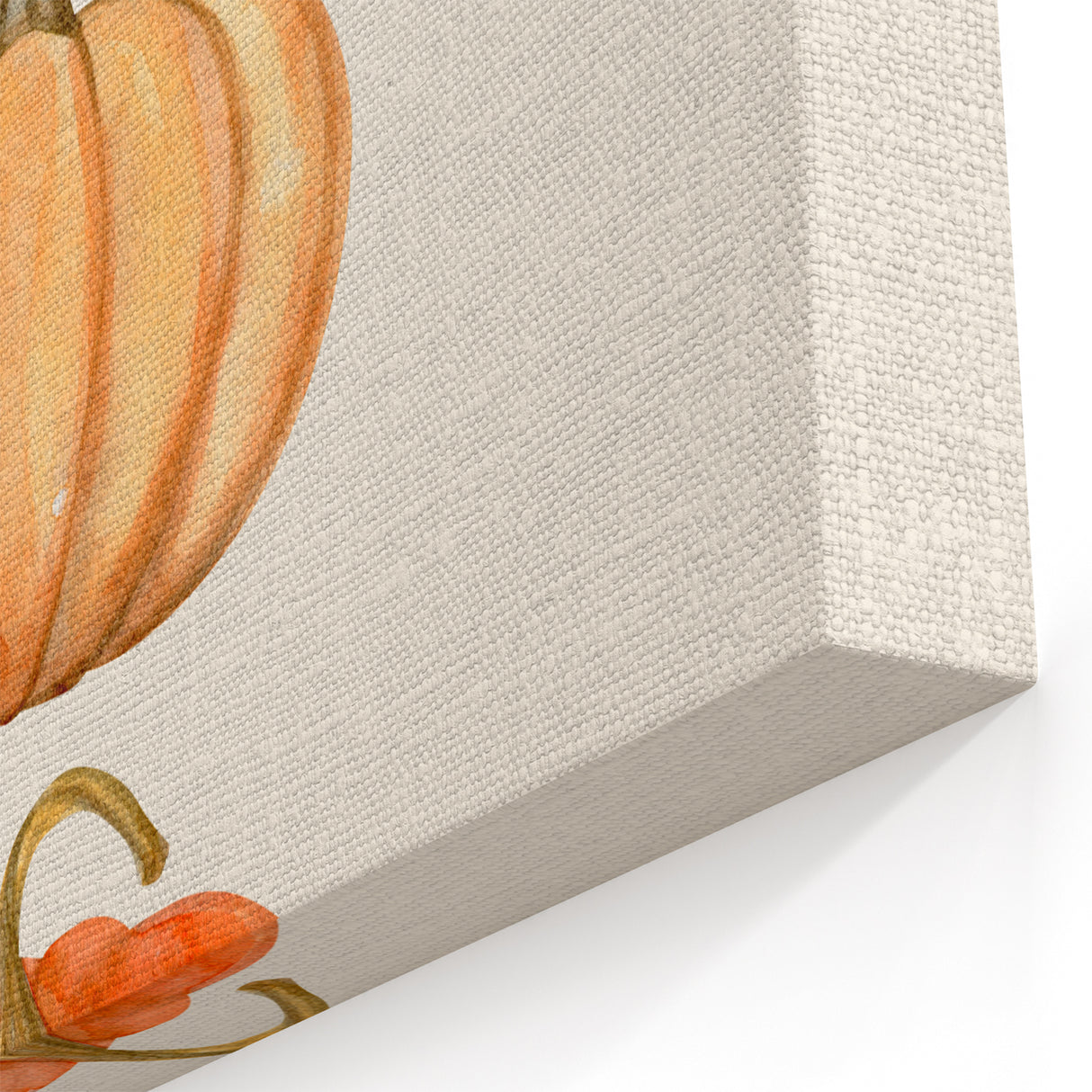 Pumpkin-Themed Fall Wall Art - Autumn Canvas Art for Seasonal Decor