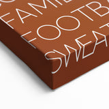 Cozy Fall Wall Art - Autumn Canvas Art with Seasonal Typography