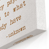 Inspirational Fall Wall Art - Autumn Canvas Art with Seasonal Quote