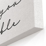 Funny Thanksgiving Wall Art - Autumn Canvas Art with Festive Quote