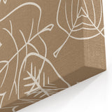 Minimalist Fall Leaves Wall Art - Autumn Canvas Art for Cozy Decor