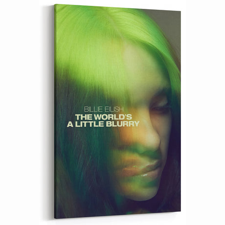 2020s Vintage Movie Poster - Billie Eilish: The World’s A Little Blurry