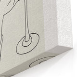 Elegant Wine Glass Art - Minimalist Bar & Kitchen Wall Decor