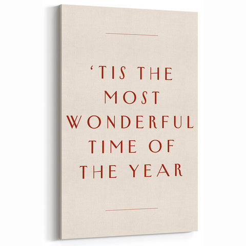 Tis the Most Wonderful Time - New Year Wall Art Print