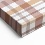 Rustic Plaid Fall Wall Art - Autumn Canvas Art for Cozy Decor