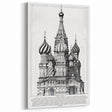 St. Basil's Cathedral Architectural Wall Art
