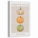Rustic Pumpkin Patch Fall Wall Art – Autumn Canvas Art & Decor