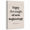Enjoy the Magic of New Beginnings - New Year Wall Art Print