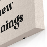 Enjoy the Magic of New Beginnings - New Year Wall Art Print