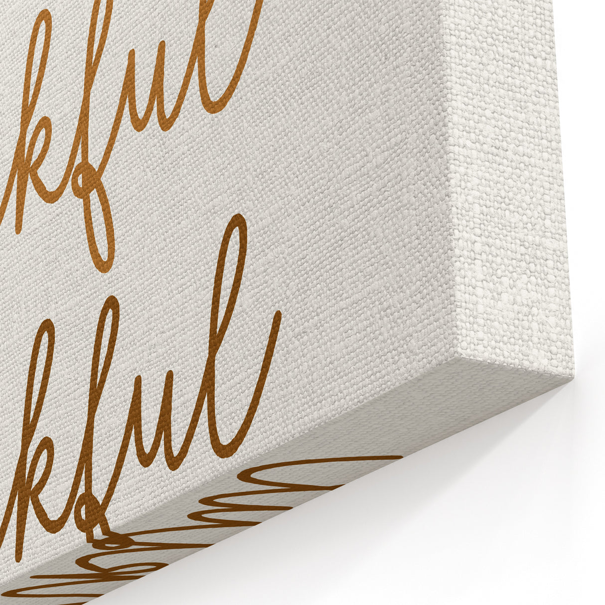 Thankful Typography Fall Wall Art – Autumn Canvas Art & Decor