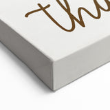 Thankful Typography Fall Wall Art – Autumn Canvas Art & Decor