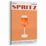 Classic Spritz Cocktail - Bar Wall Art for Kitchen or Lounge