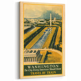 Vintage Washington Travel Poster - Retro Wall Art Print