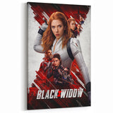 2020s Vintage Movie Poster - Black Widow Retro Film Art