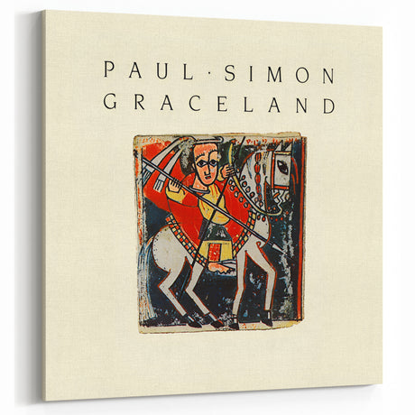 Paul Simon Graceland Retro Wall Art – Vintage Canvas Print