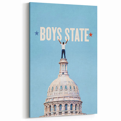 2020s Vintage Movie Poster - Boys State Retro Film Art