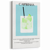 Caipirinha Cocktail Print - Beverage Wall Art for Kitchen & Bar