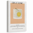Gin & Tonic Beverage Print - Kitchen Wall Art for Cocktail Lovers