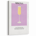 Mimosa Cocktail Print - Beverage Wall Art for Brunch & Home Bars