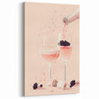 Sparkling Wine Pour Print - Wine Wall Art for Elegant Home Decor