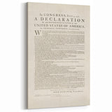 Historic Declaration - Patriotic Wall Art