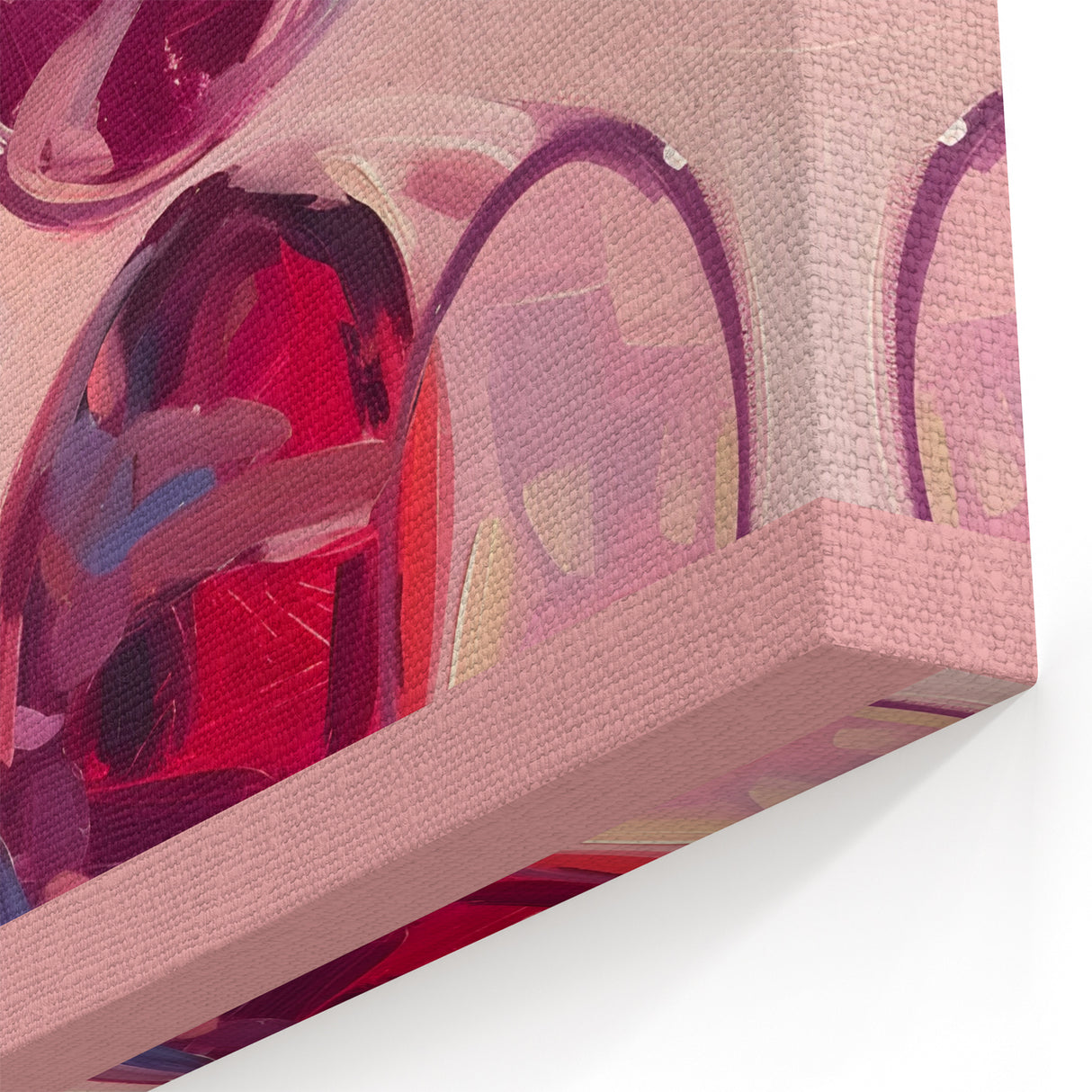 Red Wine Glasses Print - Bar Wall Art for Sophisticated Decor