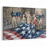 Betsy Ross Flag Sewing - American Flag Wall Art