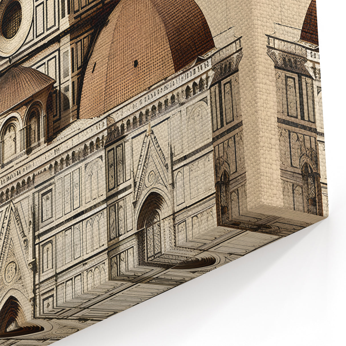 Vintage Architectural Wall Art – Duomo Florence Print