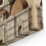Vintage Architectural Wall Art – Duomo Florence Print