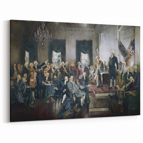 Constitutional Convention - Red, White, and Blue Wall Art