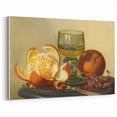 Still Life Wine & Fruits Print - Kitchen Wall Art for Classic Decor