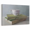 Coffee & Books Art Print - Coffee Wall Art for Cozy Kitchen Decor