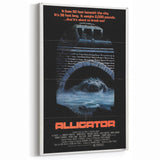 Retro Wall Art – Alligator 1980 Vintage Poster