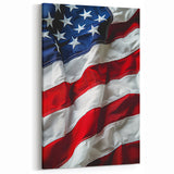 Waving Stars & Stripes - American Flag Wall Art
