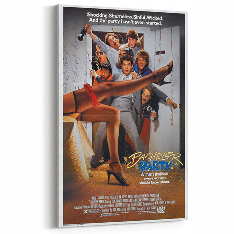 Retro Wall Art – Bachelor Party 1984 Vintage Poster