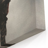 Soldier & American Flag - Patriotic Wall Art