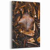 Rustic Autumn Leaf Fall Wall Art – Nature-Inspired Canvas Print