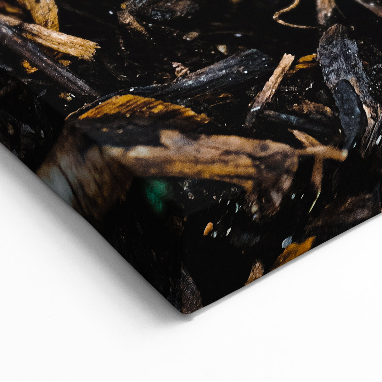 Rustic Autumn Leaf Fall Wall Art – Nature-Inspired Canvas Print