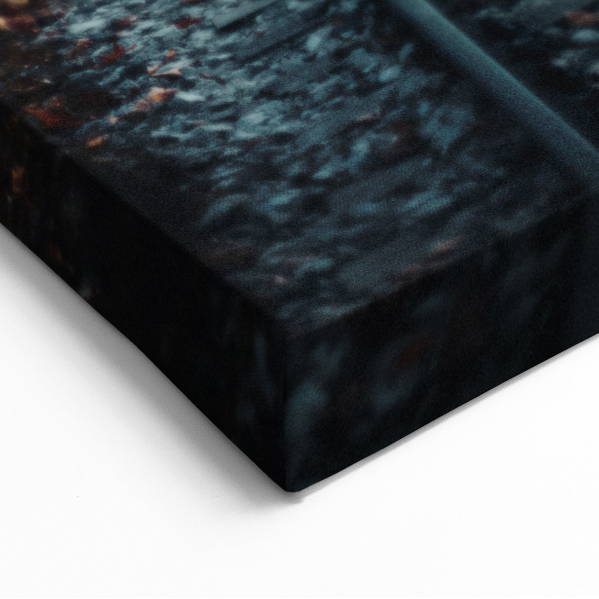 Golden Tree & Railway Fall Wall Art – Autumn Canvas Print