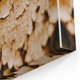 Textured Tree Bark Fall Wall Art – Rustic Autumn Canvas Print