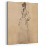Antique Portrait Prints – Vintage Portrait Art in Elegant Sketch Style