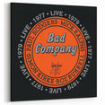 Bad Company Live 1977-1979 Poster – Retro Rock Wall Art