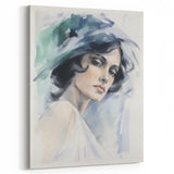 Vintage Portrait Art – Elegant Retro-Inspired Wall Art Print